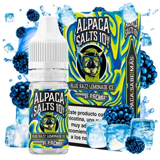 blue razz lemonade ice 10ml alpaca salts 1