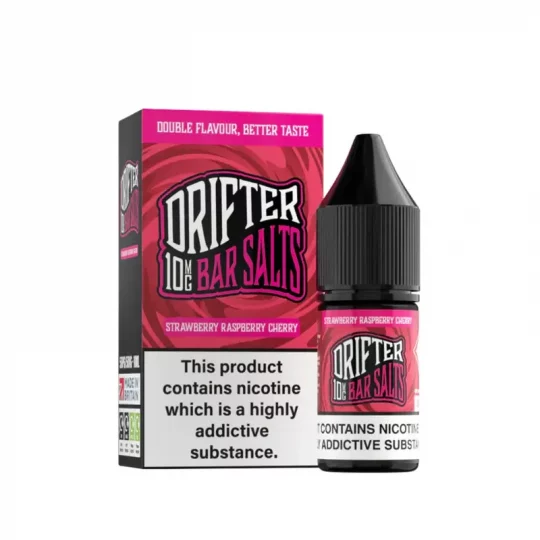 drifter bar salts strawberry raspberry cherry 10ml nic salt e liquid