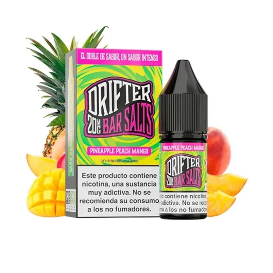 juice sauz drifter bar salts pineapple peach mango 10ml 925278