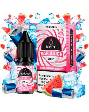 watermelon energy ice 10ml bar juice by bombo 1
