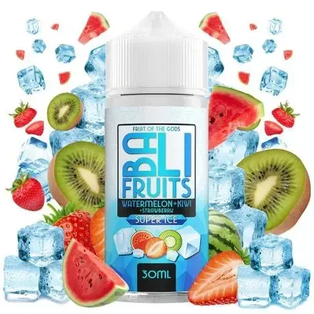 aroma longfill watermelon kiwi strawberry super ice bali fruits 30ml