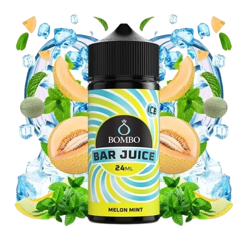 aroma melon mint ice bar juice by bombo 24 ml longfill