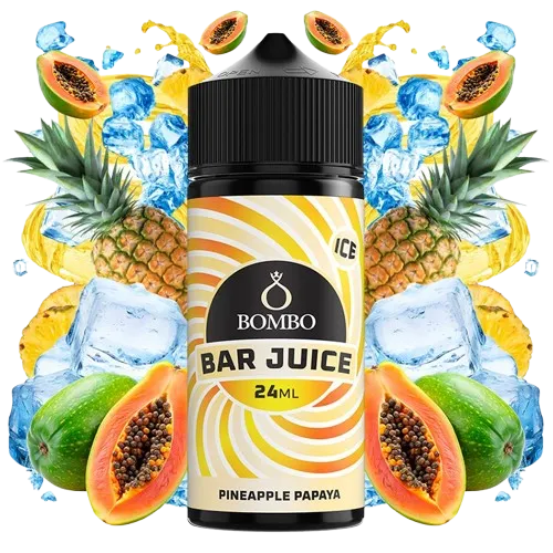 bombo bar pineapple papaya ice