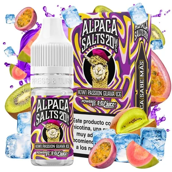 Alpaca Salts Kiwi Passion Guava Ice 1 sales de nicotina alpaca kiwi passion guava ice