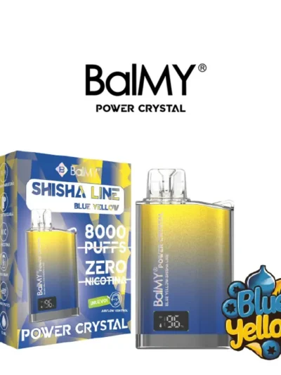 balmy power blue yellow