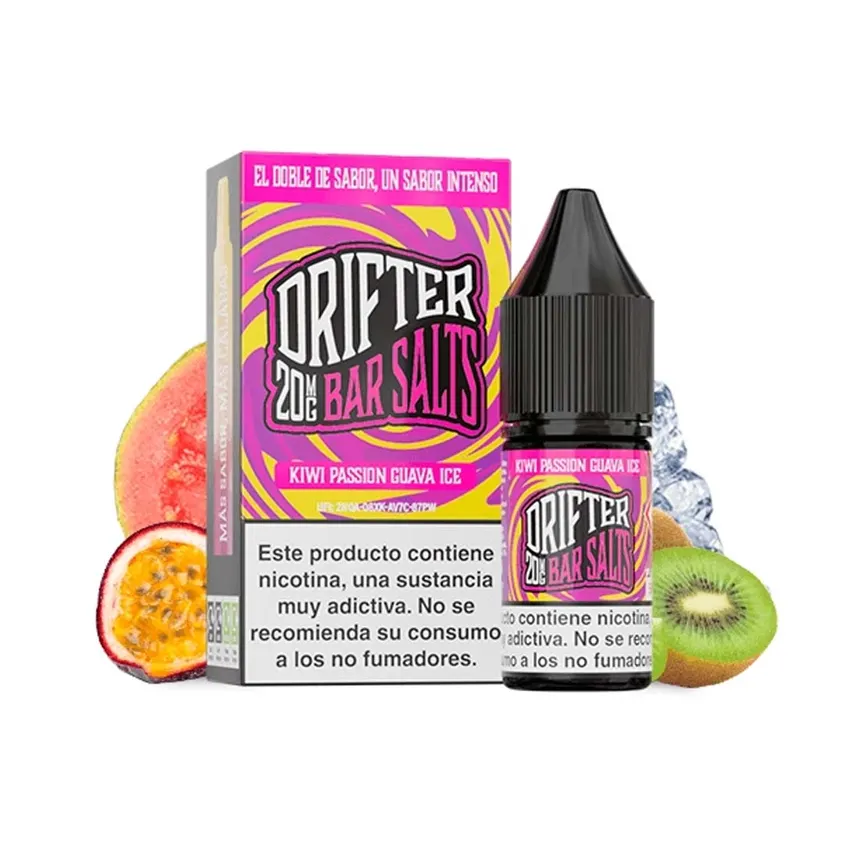 Drifter Kiwi Passion Guava Ice 1 sales de nicotina kiwi passion guava ice 10-20mg