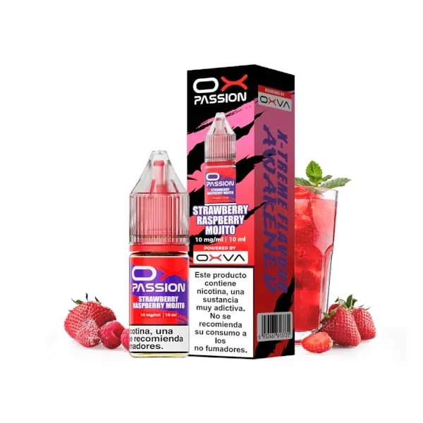 Oxva Strawberry Raspberry Mojito 1 sales de nicotina strawberry raspberry mojito
