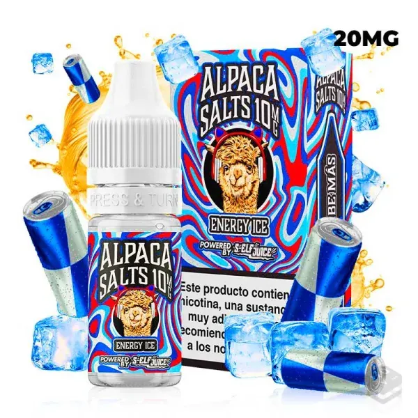 Alpaca Salts Energy Ice 1 sales de nicotina alpaca energy ice 10-20mg