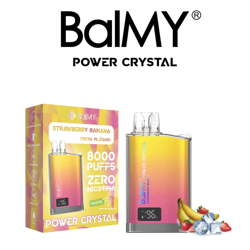 Balmy Power Zero Strawberry Banana 1 Balmy Power Zero Strawberry Banana