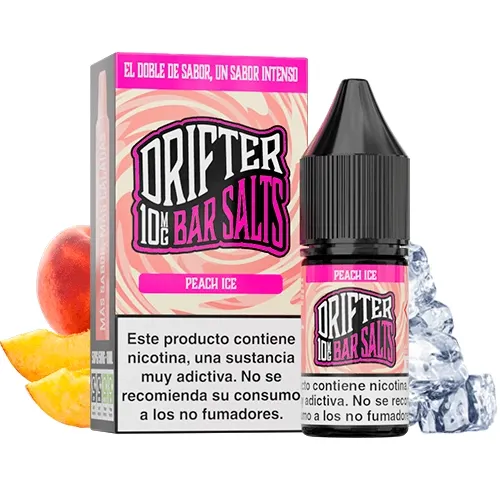 juice sauz drifter bar salts peach ice 10ml 555355