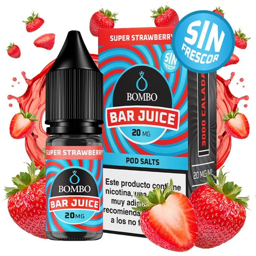 Bombo Bar Juice Super Strawberry (Sin frescor) 1 Bombo Bar Juice Super Strawberry (Sin frescor)
