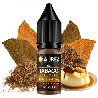 sales de nicotina n2 tabaco caramelo 10ml aurea