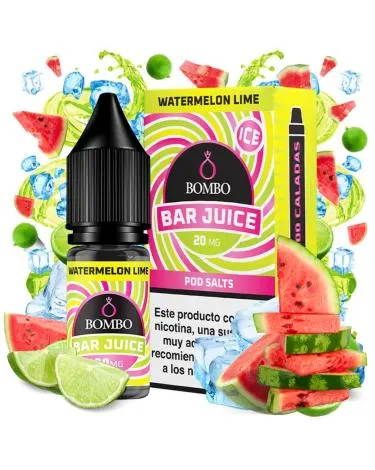 watermelon lime ice 10ml bombo bar juice 1