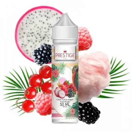 cotton candy fruit du dragon fruits rouges 50ml prestige fruits