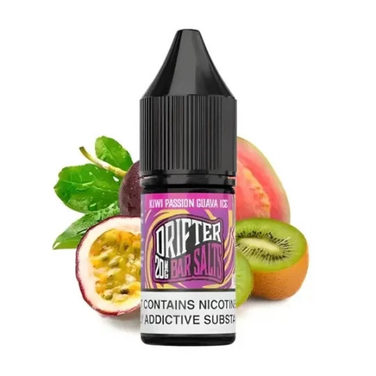 drifter bar salts kiwi passion guava ice liquid 600x600
