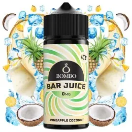 pineapple coconut ice 100ml bar juice by bombo